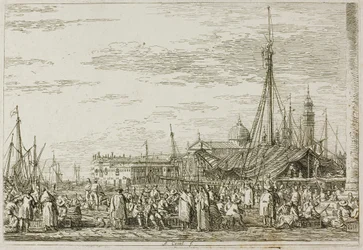Der Markt auf dem Molo, aus Vedute