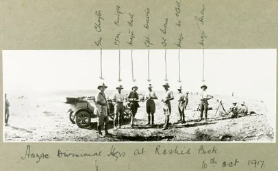 ANZAC-Divisionshauptquartier in Rashid Beck, Oktober 1917