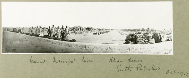 Kameltransportlinien, Khan Yunis, Oktober 1917