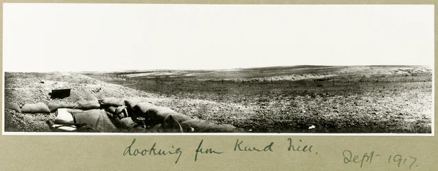 Blick vom Kurd Hill, September 1917