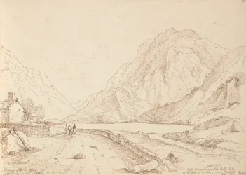 Bull Mountain und Ash Valley Lake im Gap of Dunloh, September 1841