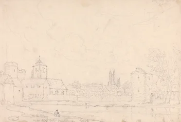 An der Stour in der Nähe des Westtors, Canterbury