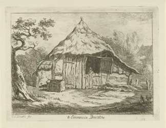 Bauernscheune mit offener Oberseite in Emmen in Drenthe