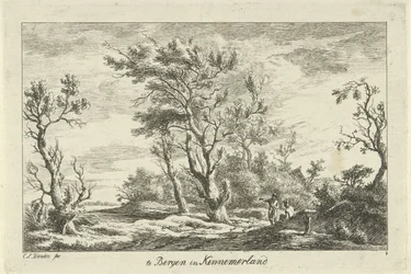 Reisende in einer Landschaft