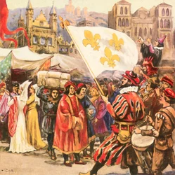 Jahrmarkt in Lyon, Südostfrankreich
