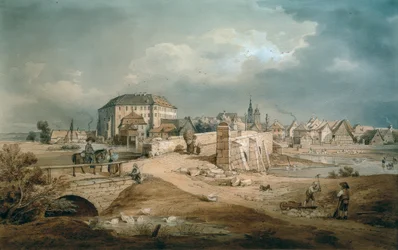 Die Aischbrücke zu Höchstadt