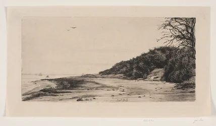 Die Klippe am Meer