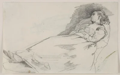 Schlafende Frau (Alma Bloch)