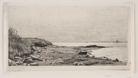 Strandszene. Sonnenschein im Meer