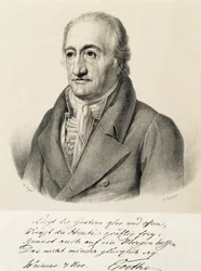 Porträt von Johann Wolfgang von Goethe
