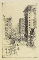 Hennepin Avenue unterhalb der Sixth Street