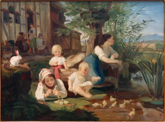 Mutter mit Kindern