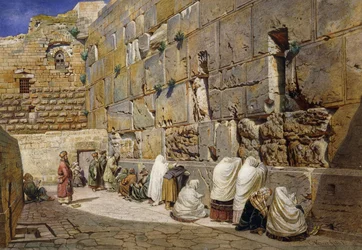 Die Klagemauer, Jerusalem, 1863