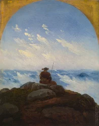 Wanderer auf dem Gipfel