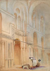 In der Moschee von Sultan Allahoon, Kairo