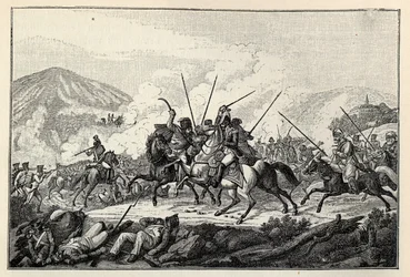 General Vandammes Gefangennahme in der Schlacht von Kulm am 30. August 1813