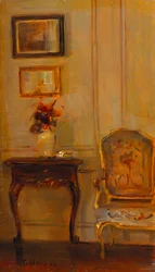 Ein Wohnzimmerinterieur