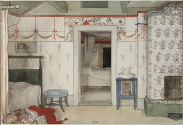 Britas Nickerchen, aus der Serie Ein Zuhause, ca. 1895