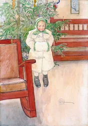 Mädchen und Schaukelstuhl, 1907