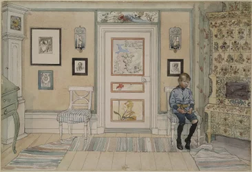 In der Ecke. Aus Einem Zuhause (26 Aquarelle)