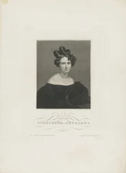 Porträt der Opernsängerin Wilhelmine Schröder-Devrient 1804-1860, um 1840