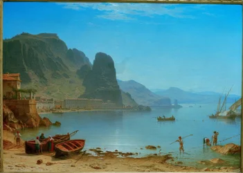 C. Morgenstern, Terracina mit Fischfelsen