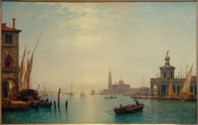 Venedig, Canal Grande, Blick auf S. Giorgio