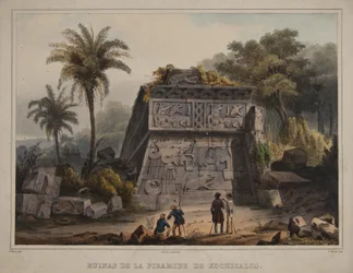 Ruinen der Pyramide von Xochicalco