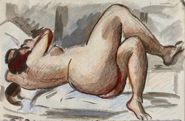 Liegender weiblicher Akt