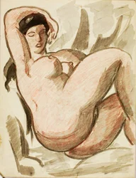 Liegender weiblicher Akt