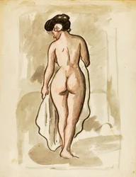 Stehender Weiblicher Akt