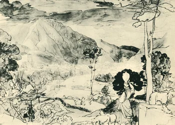 Blick von Trento, 1815, 1943