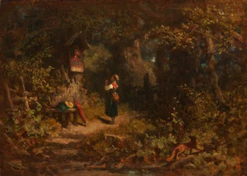 Marterl (Betendes Bauernmädchen)