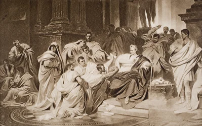 Der Mord an Caesar, Illustration aus 
