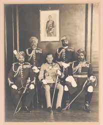Indische Ordonnanzoffiziere des Königs, 1936