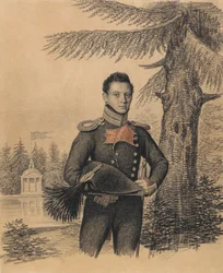 Porträt von Fjodor Iwanowitsch Dolgopolow 1792-1856, 1820er Jahre