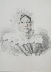 Porträt von Maria Iwanowna Rimska-Korsakowa, geb. Naumowa 1764-1832, 1820er Jahre