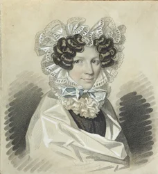Porträt von Sofia Kharitonovna Mudrova 1786-1833, 1820er Jahre