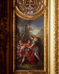 Armida fesselt Rinaldo, von Carle Van Loo, Königspalast, Turin, Italien