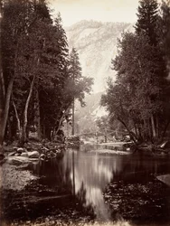 Eagle Point, 4.000 Fuß, Yosemite, ca. 1872, gedruckt ca. 1876