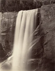 Vernal Falls, 350 Fuß, Yosemite, ca. 1872, gedruckt ca. 1876