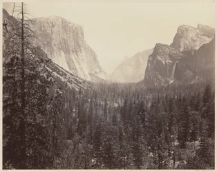 Das Yosemite-Tal vom Mariposa-Trail, 1865-1866