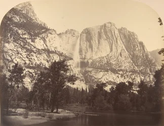 Yosemite Falls, Flussansicht, 2637 Fuß, 1861