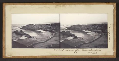 Küstenansicht vor Mendocino