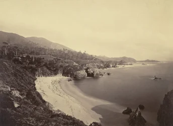 Pazifikküstenansicht / Gibson Beach, Pt. Lobos, Monterey-Küste