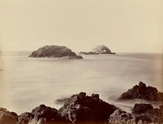[Seal Rocks von der Landspitze aus]