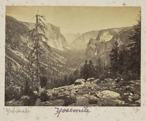 Das Yosemite Valley vom Mariposa Trail aus, Yosemite Valley, Mariposa County, Kalifornien (Nr. 1138)