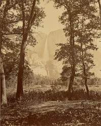 [Yosemite-Wasserfall von unten]