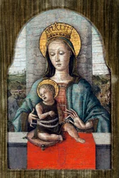 Die Jungfrau und das Kind - Carlo Crivelli