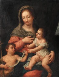 Madonna und Kind mit dem jungen Johannes dem Täufer